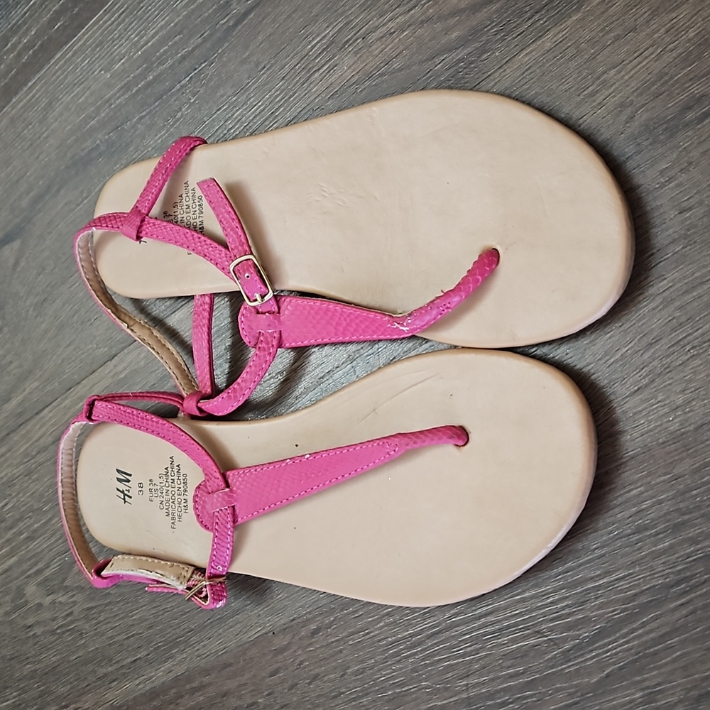 H&M Flat Sandals-Pink